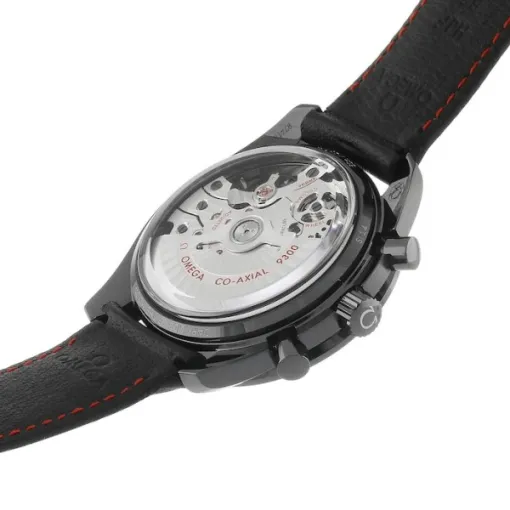 Omega Speedmaster Men Automatic Black Leather Watch O31192445101004