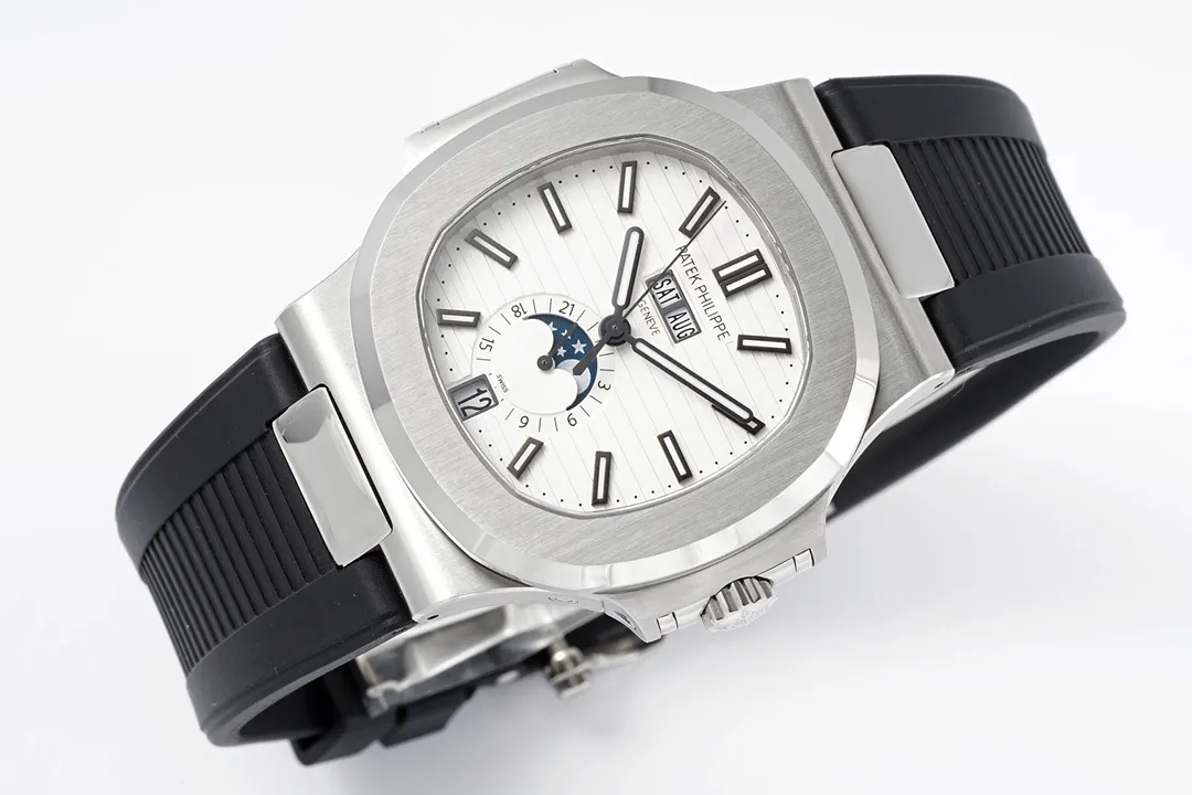 Patek Philippe Blue Nautilus Rubber Watch