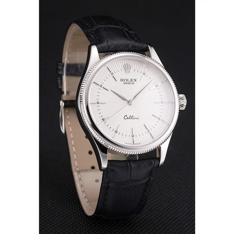 Superclone Rolex Cellini 38mm White Dial REP016805