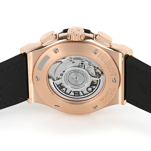 Hublot Classic Fusion Men Automatic Green Alligator Watch 521.OX.8980.LR