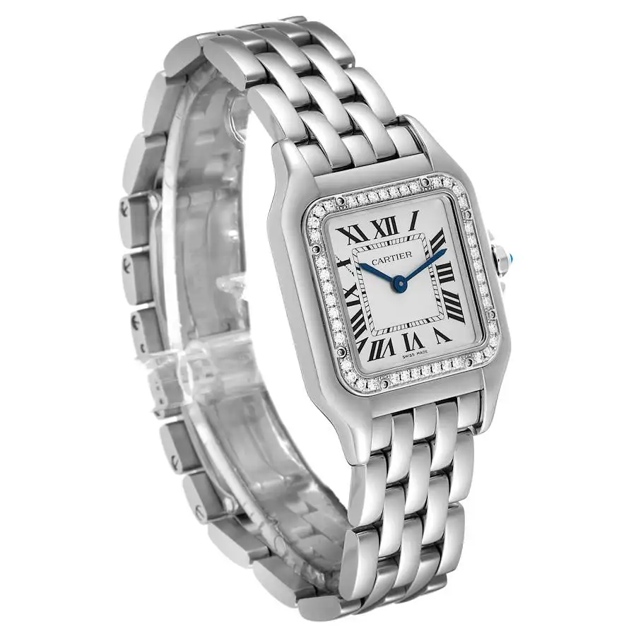 Cartier Panthère de Cartier Women Quartz White Stainless Steel Watch W4PN0008