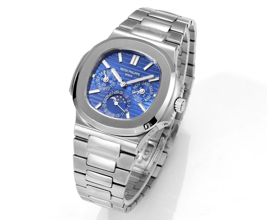 Patek Philippe Blue Nautilus Perpetual Calendar