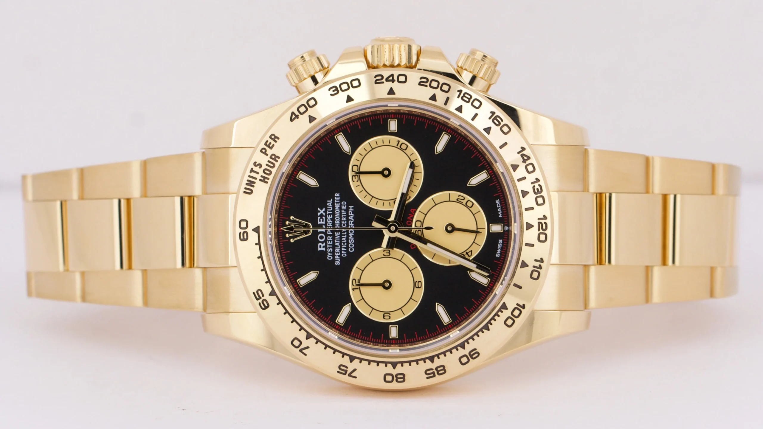 Superclone Rolex Daytona 40 mm Intense black Dial 126508