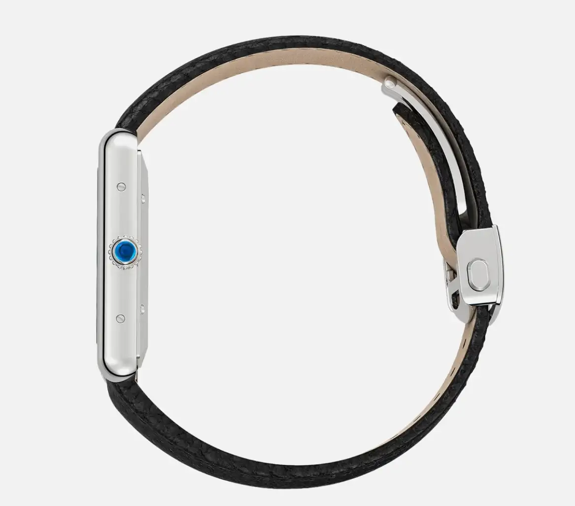 Cartier Tank Must Men Automatic Silver Calf Watch WSTA0040