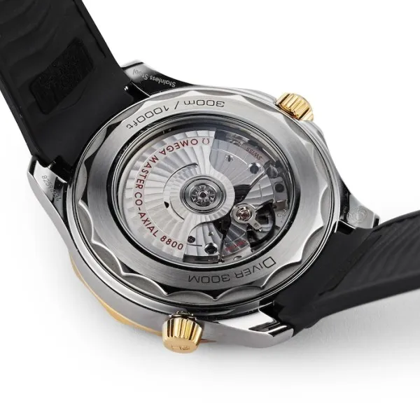 Omega Seamaster Men Automatic Black Rubber Watch O21022422001001