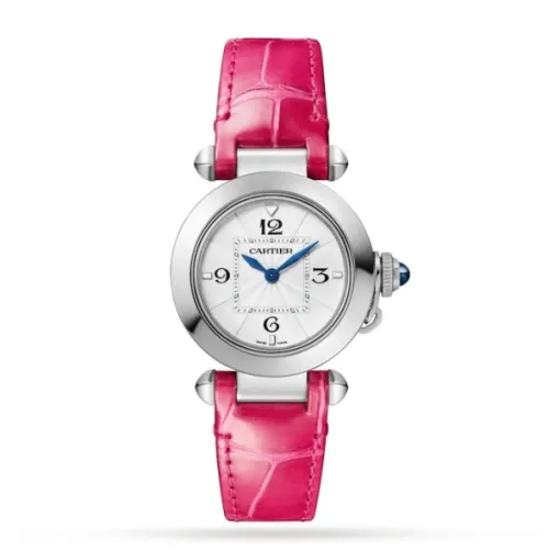 Cartier Pasha de Cartier Women Quartz Silver Stainless Steel Watch WSPA0021