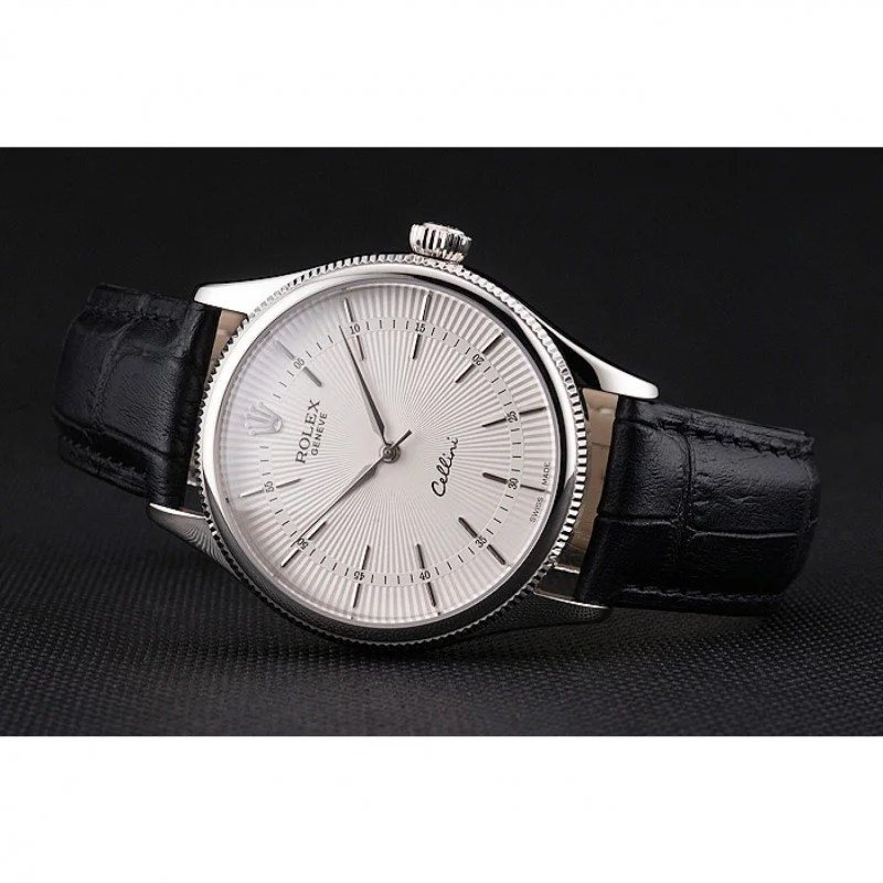 Superclone Rolex Cellini 38mm White Dial REP016805