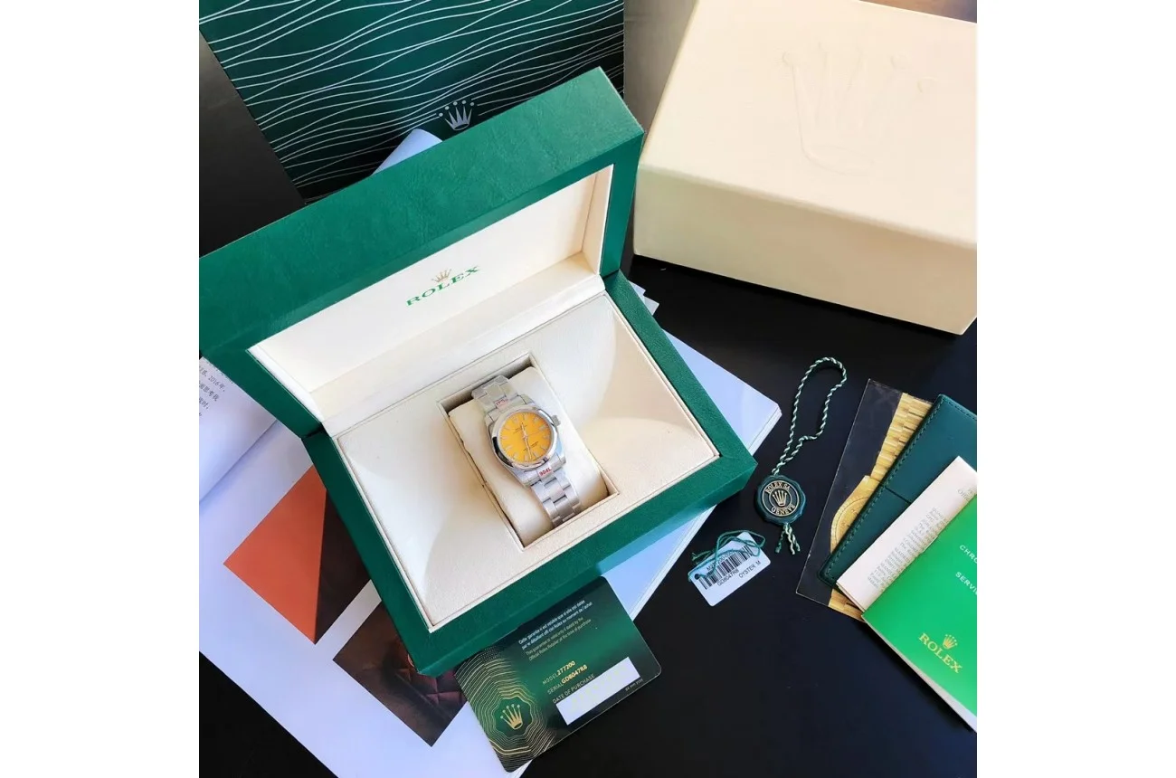 Couple Watches Rolex Oyster Perpetual 31/41mm SS/SS Yellow/Stk