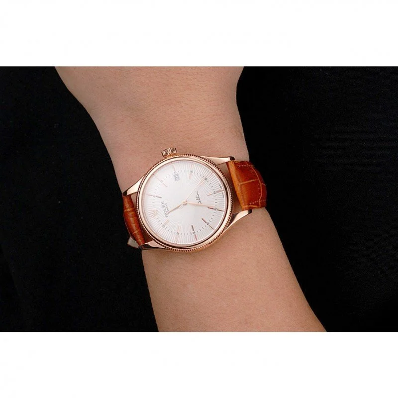 Superclone Rolex Cellini 38mm White Dial REP016812