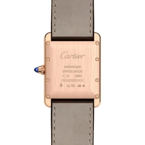 Cartier Tank Louis Cartier Women Automatic White Leather Watch WGTA0011