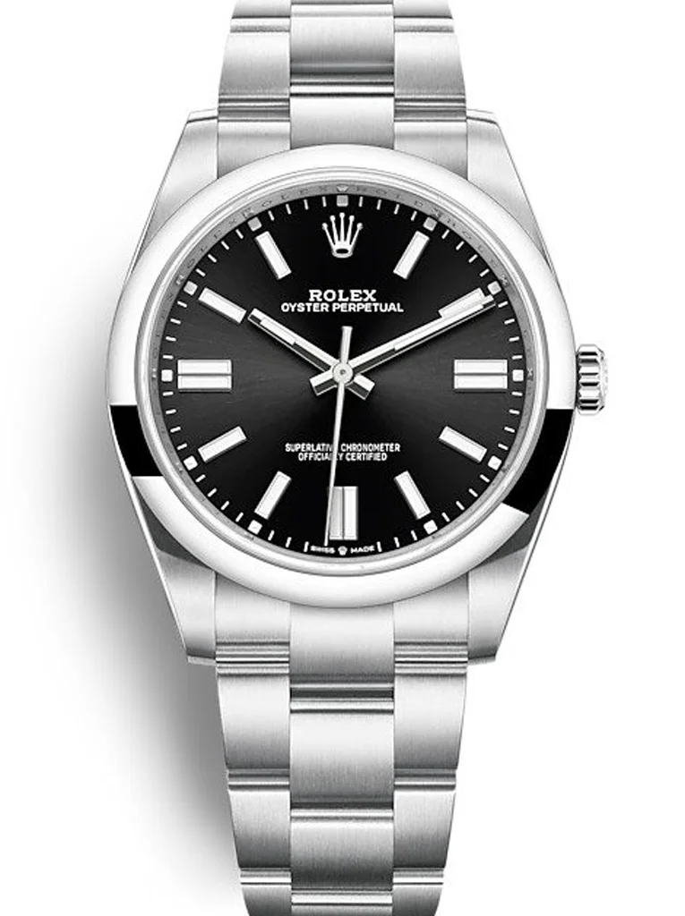 Rolex Oyster Perpetual Lady 34mm Black Dial 124200