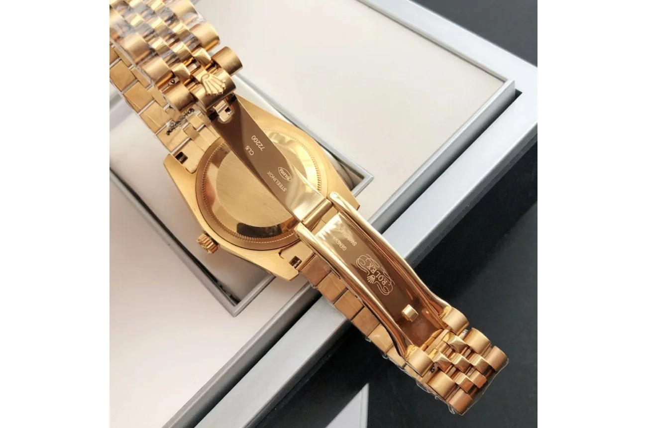 Couple Watches Rolex Datejust 36/28mm RG/RG Jub Green/Dial