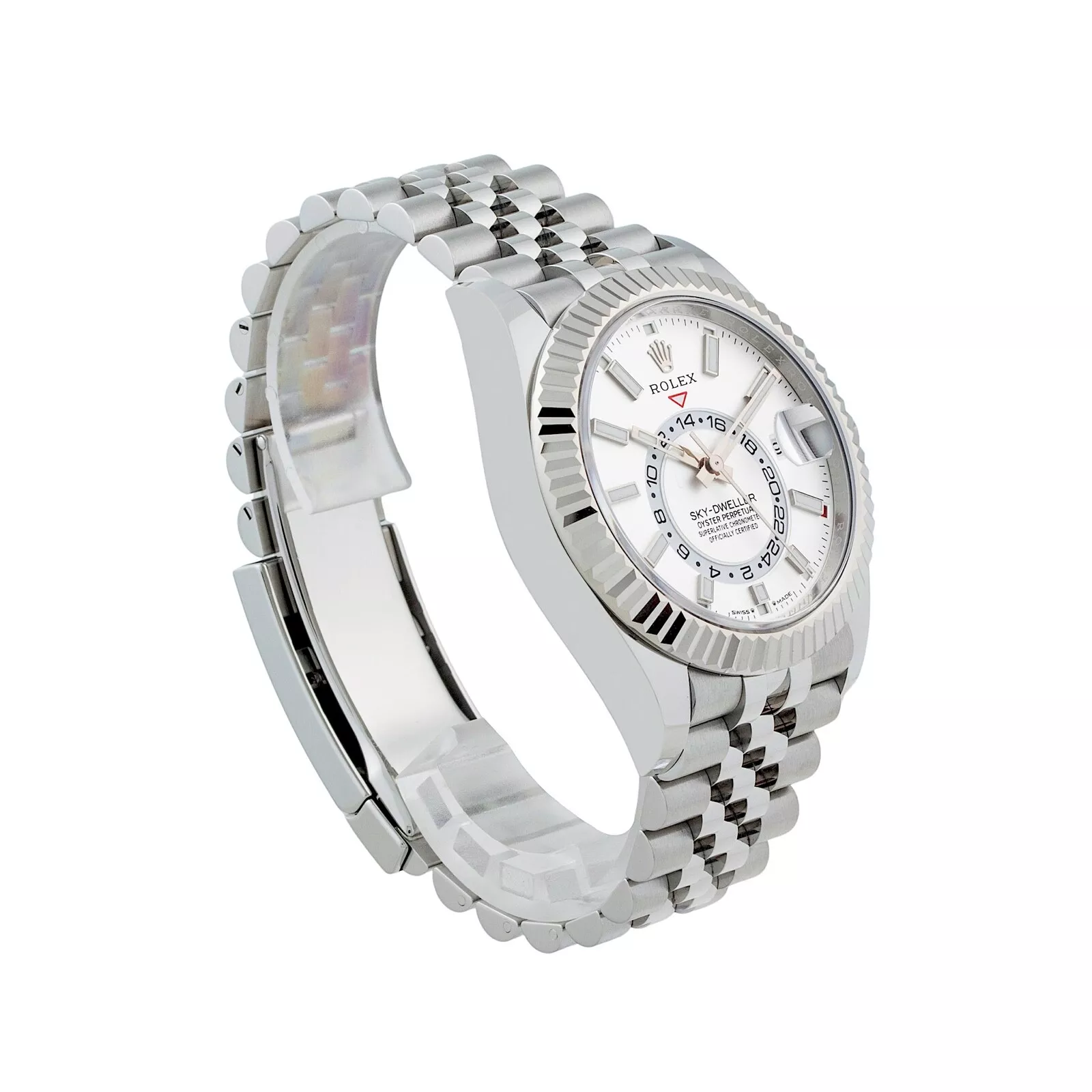 Superclone Rolex Sky-Dweller 42 mm Intense white Dial 336934 Jubilee