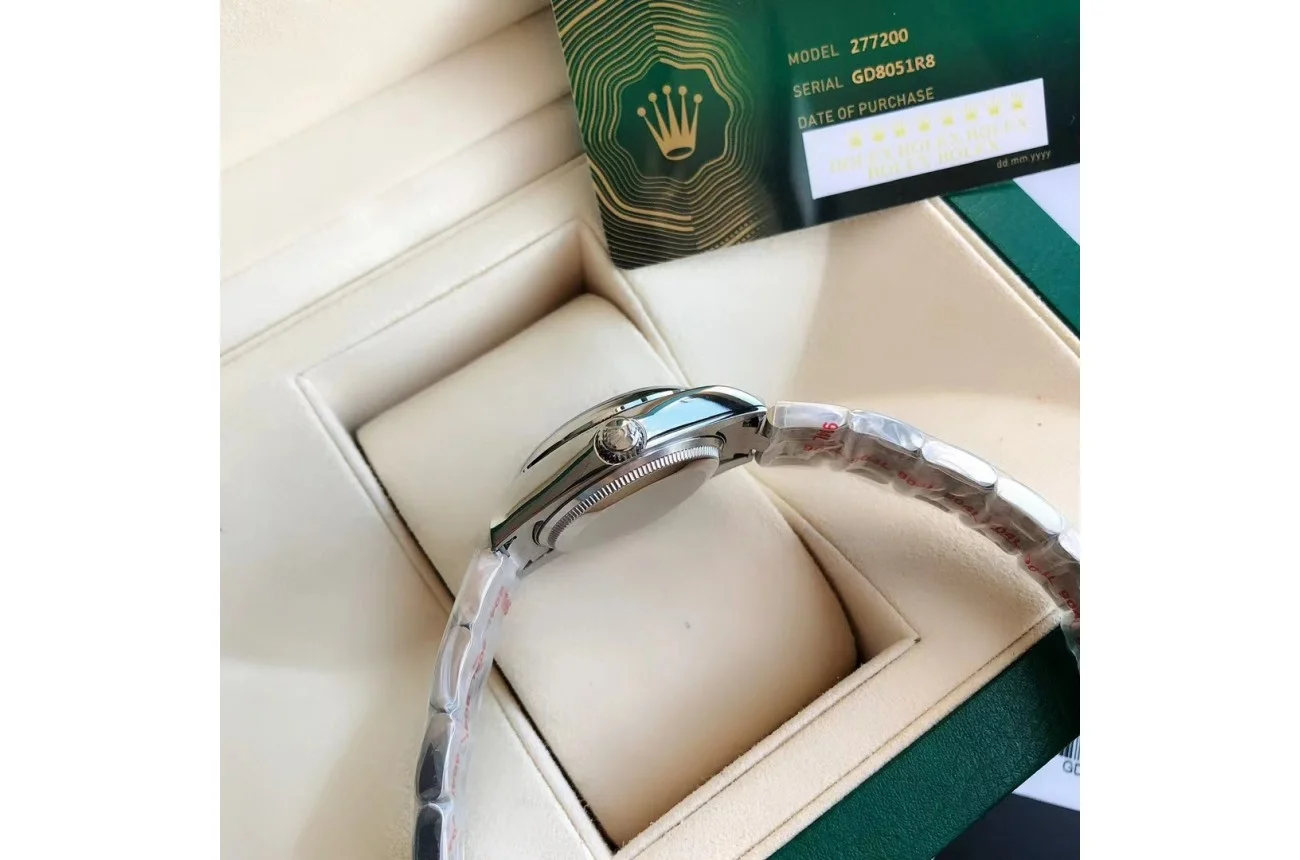 Couple Watches Rolex Oyster Perpetual 31/41mm SS/SS Red/Stk