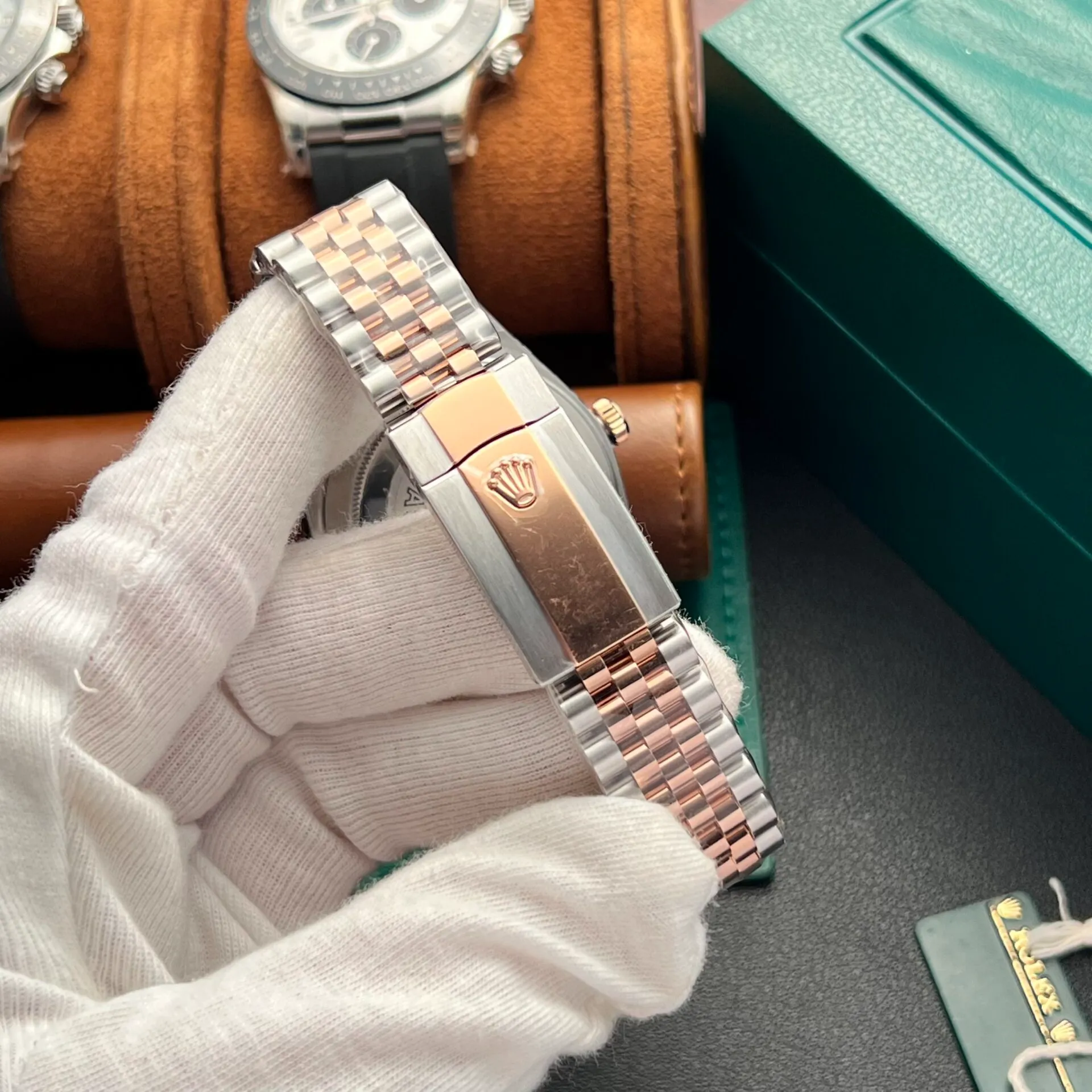 Superclone Rolex Datejust 41 mm Chocolate Dial 126331 Jubilee