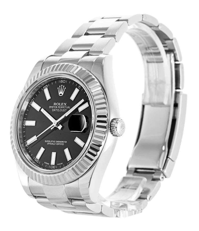 Rolex Datejust 41mm Black Dial 116334