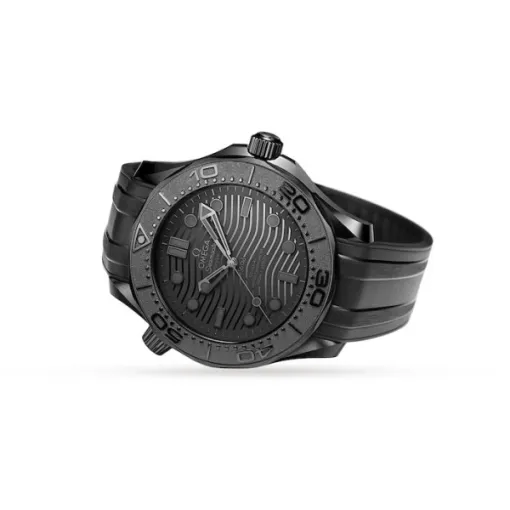 Omega Seamaster Men Automatic Black Rubber Watch O21092442001003