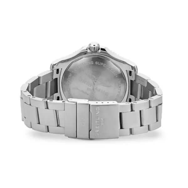 Breitling Superocean Men Automatic Black Stainless Steel Watch A17366021B1A1