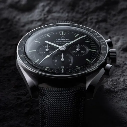 Omega Speedmaster Men Automatic Black Nylon Watch O31032425001001