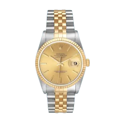 Rolex Datejust Men’s 16233CSJ 36mm Watch Silver-tone