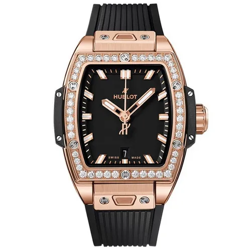 Hublot Spirit Of Big Bang Women Automatic Black Rubber Watch 665.OX.1180.RX.1204