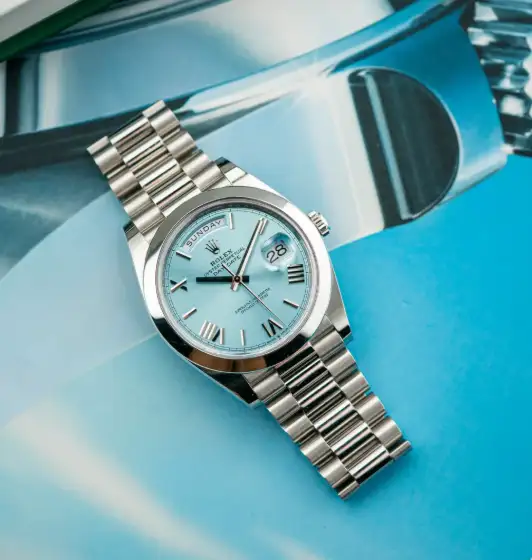 Rolex Day-Date 228396 Men’s 40mm Silver-tone Automatic