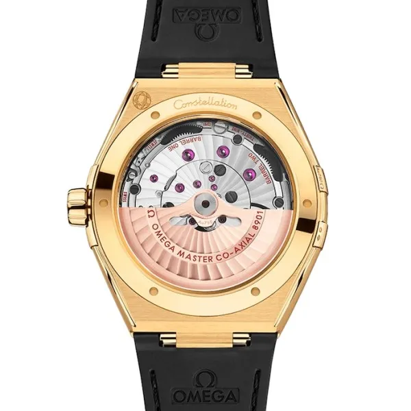 Omega Constellation Men Automatic Black Leather Watch O13163412101001