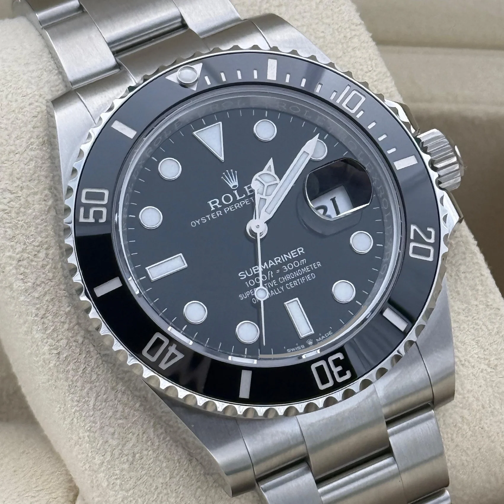 Superclone Rolex Submariner 41mm Black Dial 126610LN