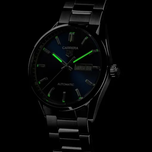 TAG Heuer Carrera Men Automatic Blue Stainless Steel Watch WBN2012.BA0640