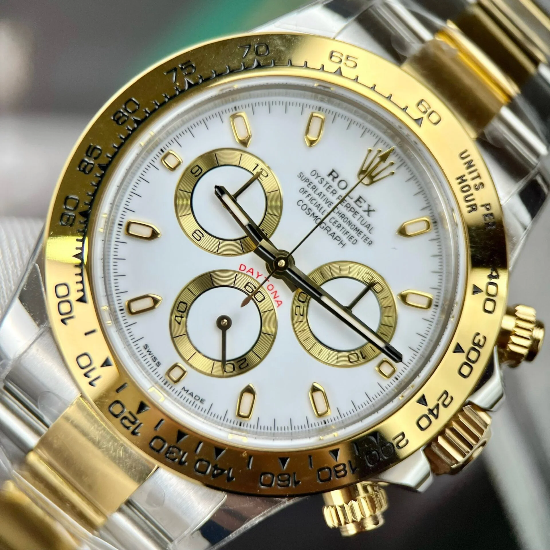 Superclone Rolex Daytona 40 mm White Dial 126503