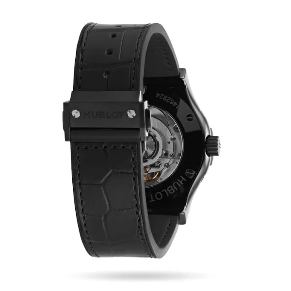 Hublot Classic Fusion Men Automatic Black Alligator Watch 547.CX.0170.LR