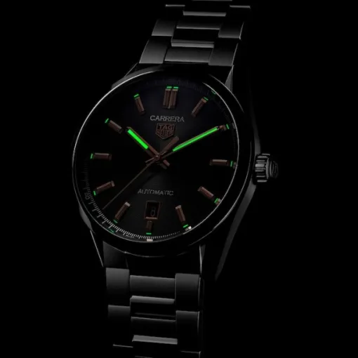 TAG Heuer Carrera Men Automatic Black Stainless Steel Watch WBN2113.BA0639