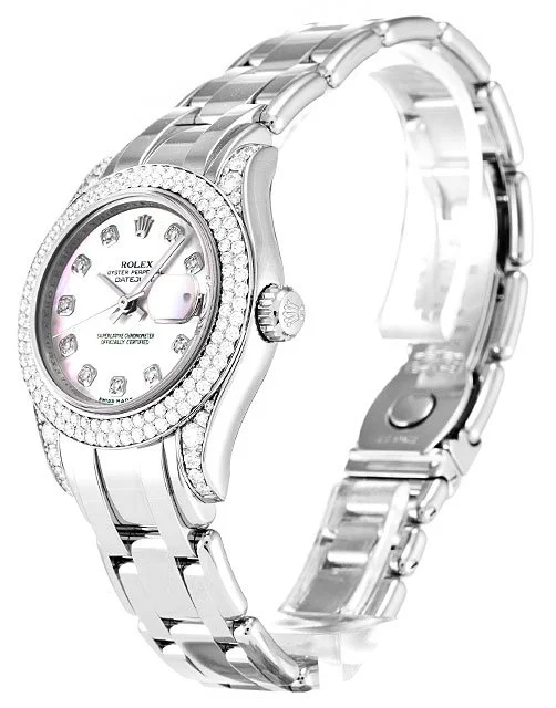 Rolex Pearlmaster 36mm Mother of Pearl   Pink Dial 80359