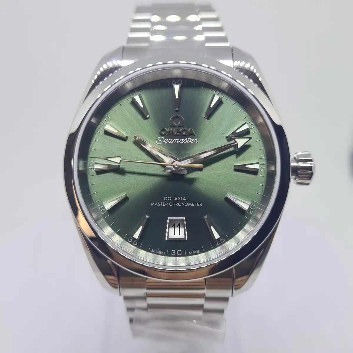 Omega Aquaterra Unisex Automatic Green Stainless Steel Watch O22010382010002