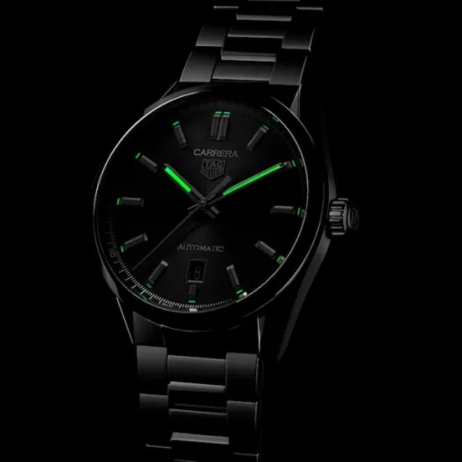 TAG Heuer Carrera Men Automatic Black Stainless Steel Watch WBN2110.BA0639