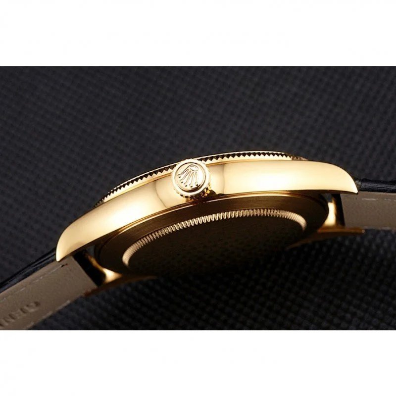 Superclone Rolex Cellini 38mm Black Dial REP016814