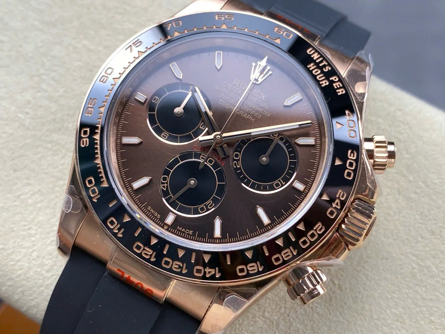 Superclone Rolex Daytona 40 mm 126515LN Bright Chocolate Dial