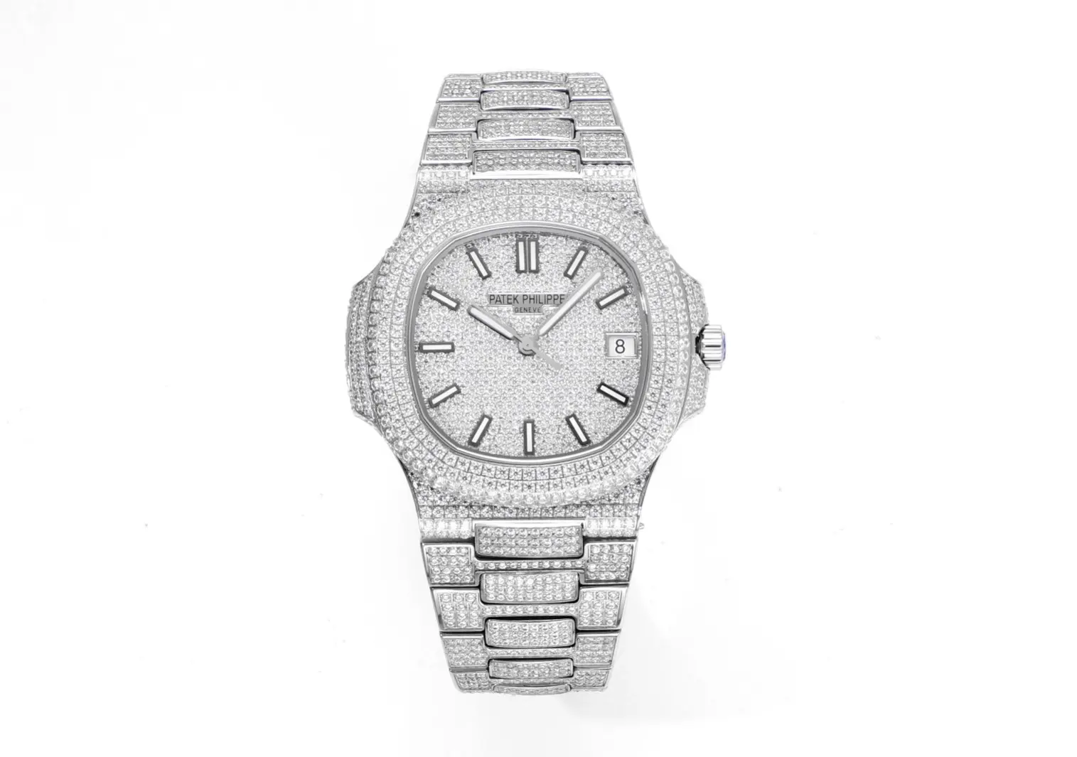 Patek Philippe Nautilus Full Star Platinum Watch