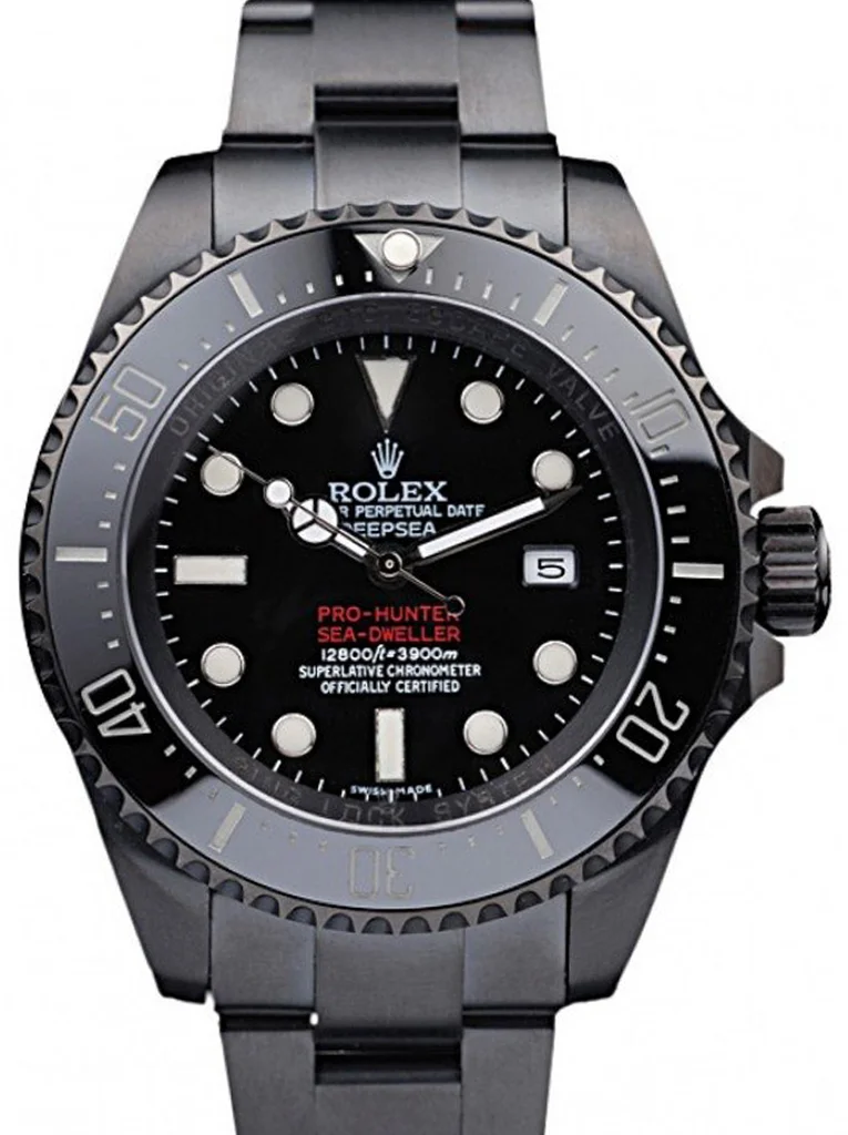 Superclone Rolex Deepsea 42mm Black Dial REP016819