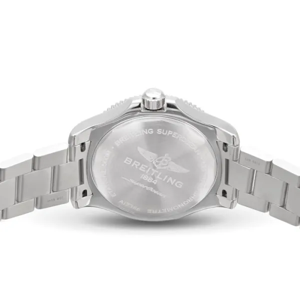 Breitling Superocean Men Automatic Black Stainless Steel Watch A17366021B1A1