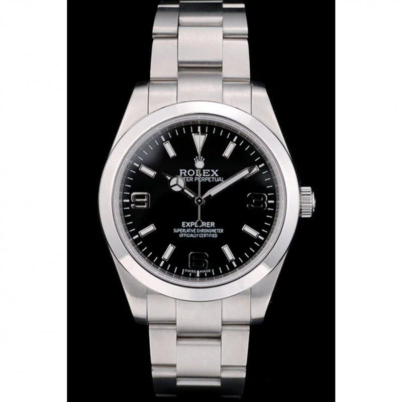 Superclone Rolex Explorer 39mm Black Dial 42002