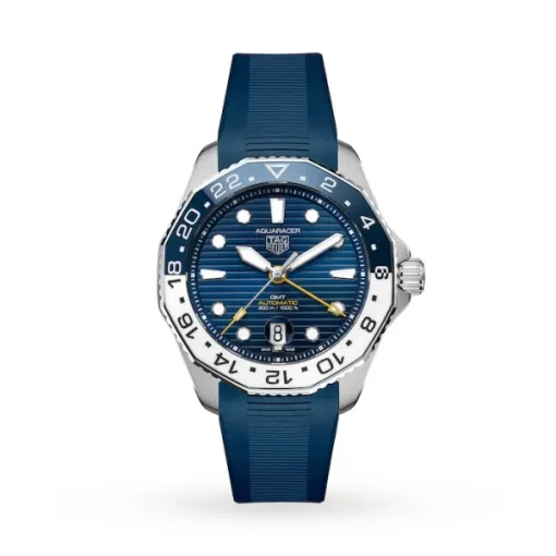TAG Heuer Aquaracer Men Automatic Blue Rubber Watch WBP2010.FT6198