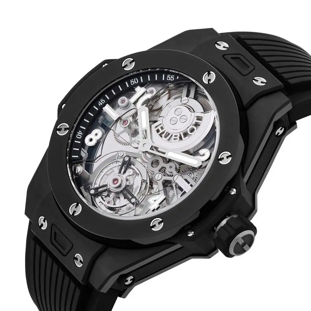 Hublot Big Bang Men Automatic Silver Rubber Watch 419.CI.0170.RX
