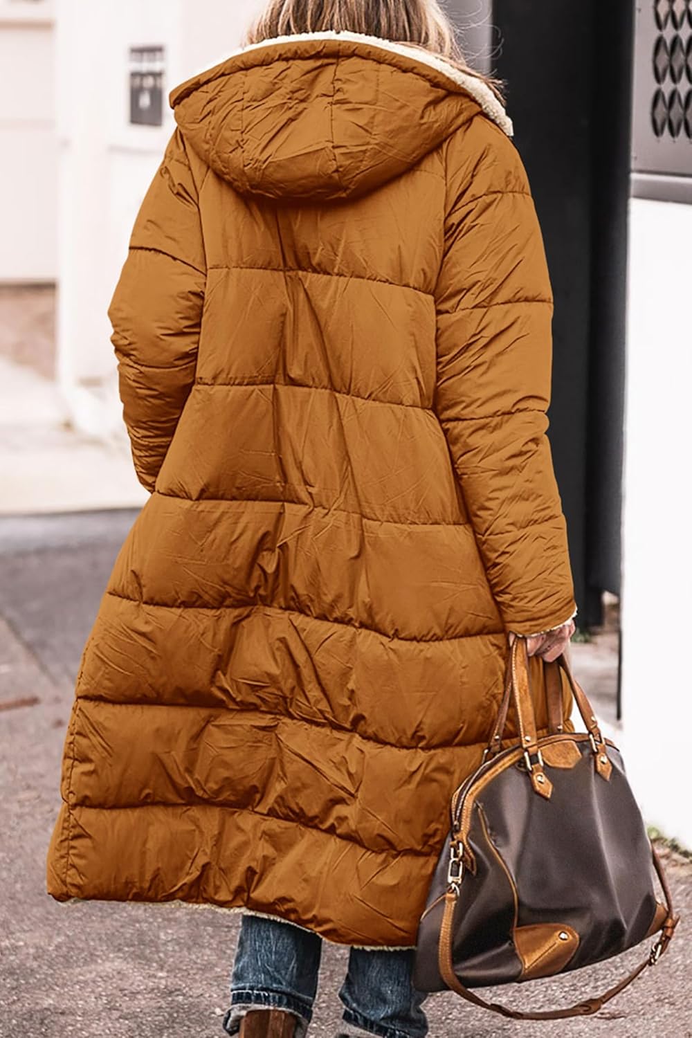 PRETTYGARDEN Women's 2025 Oversized Shearling Fleece Long Winter Coat Jacket