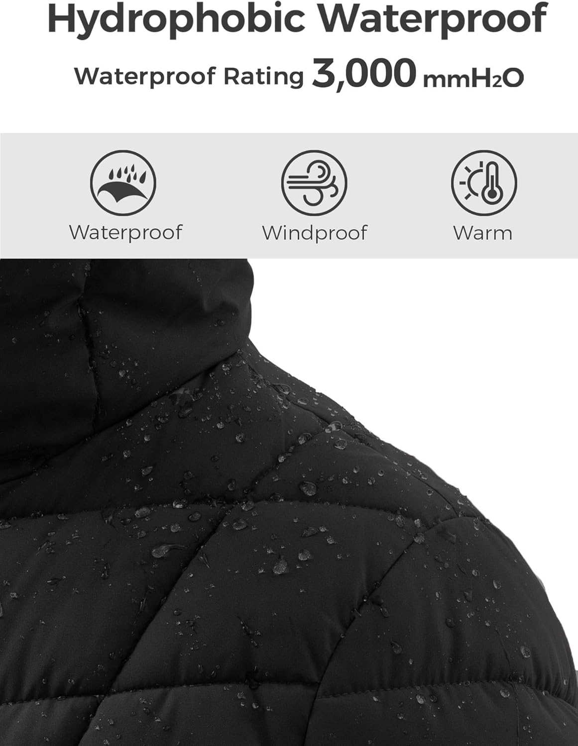 wantdo Women's Long Quilted Puffer Jacket Warm Padded Winter Coat – Plus Sizes Available