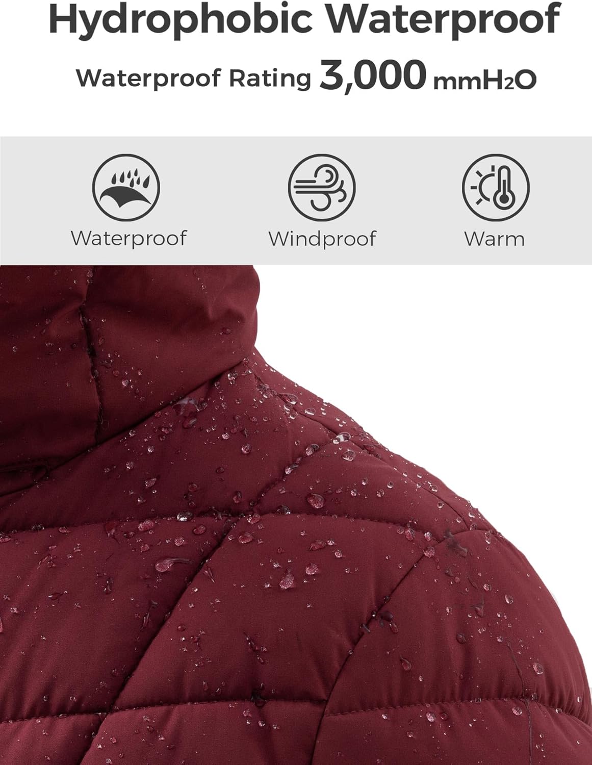 wantdo Women's Long Quilted Puffer Jacket Warm Padded Winter Coat – Plus Sizes Available