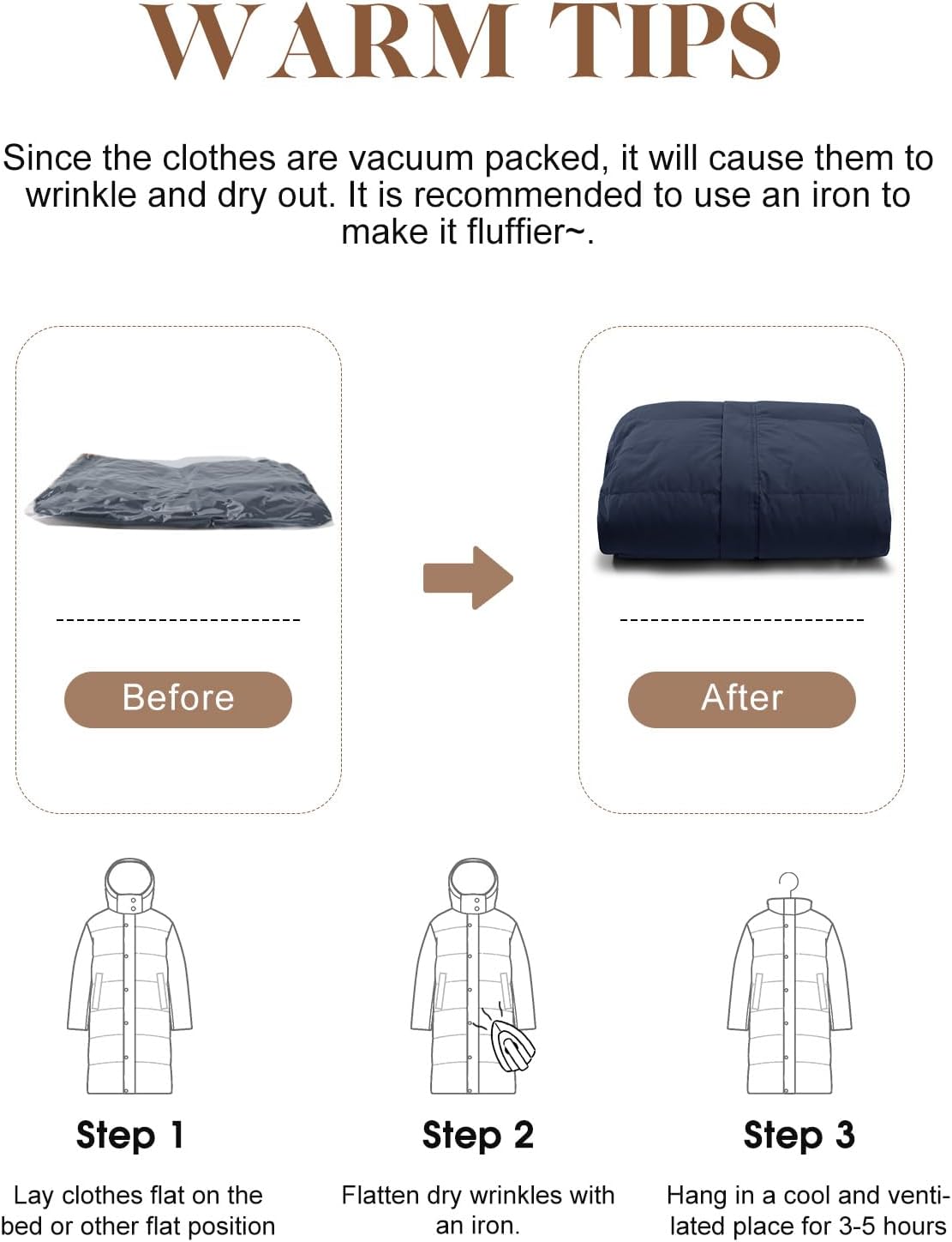 Women’s Hooded Long Winter Puffer Coat Warm Down Parka Water-Resistant Zip-Up Jacket with Decorative Pockets