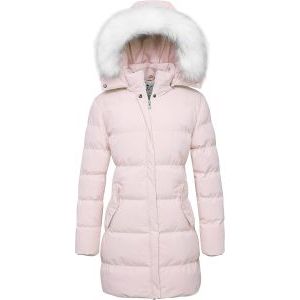 WenVen Women's Thicker Winter Puffer Coat Warm Jacket with Removable Faux Fur Hood