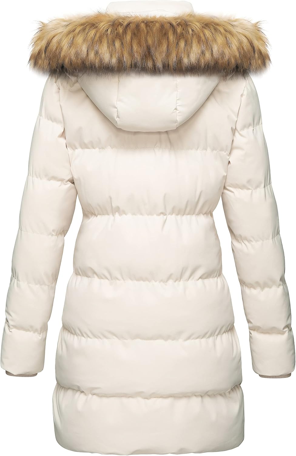 WenVen Women's Thicker Winter Puffer Coat Warm Jacket with Removable Faux Fur Hood