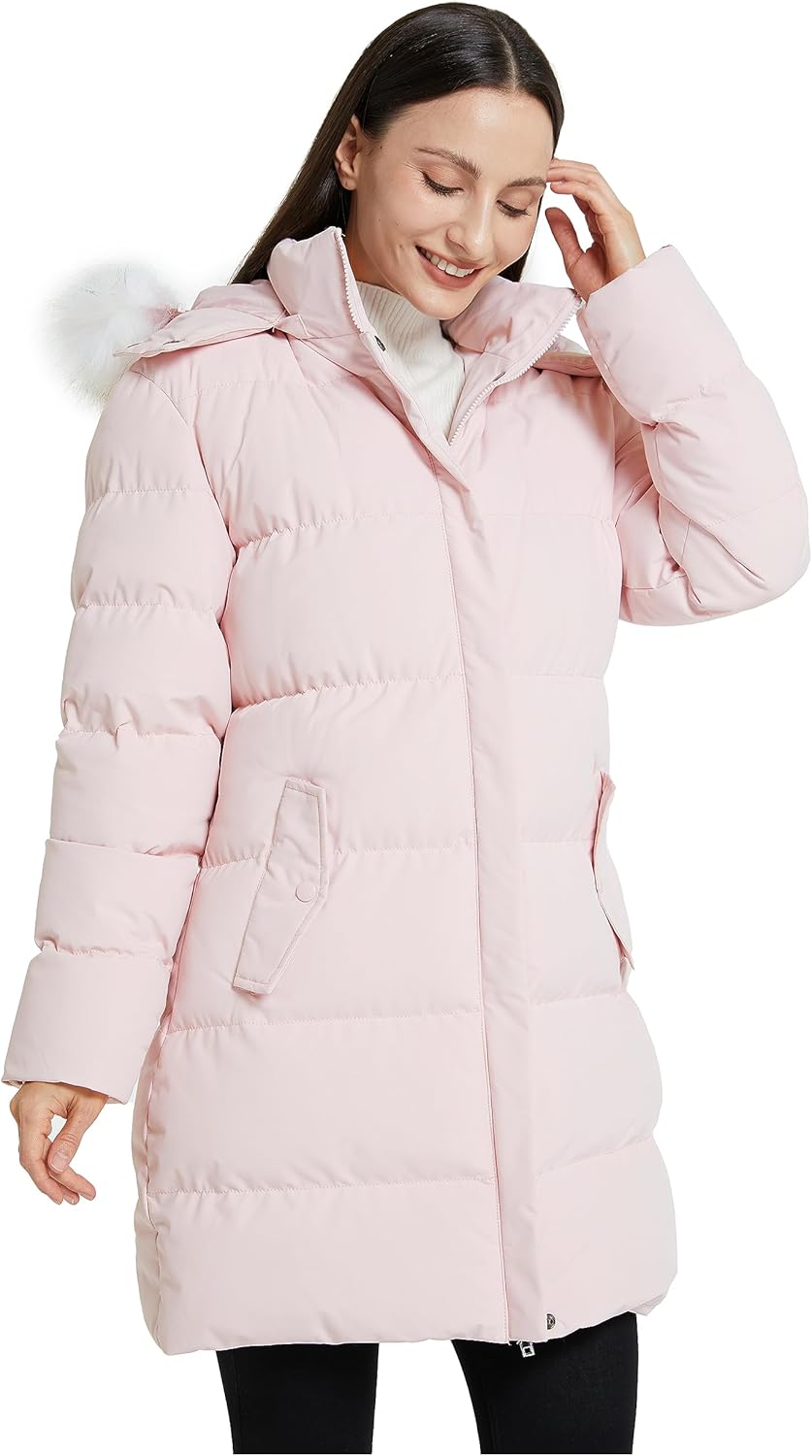 WenVen Women's Thicker Winter Puffer Coat Warm Jacket with Removable Faux Fur Hood